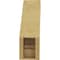 Ekena Millwork 5-inch W x 12-inch D x 16-inch H Pescadero Rough Cedar Woodgrain TimberThane Knee Brace, Primed BRCUR05X12X16PECRCPR - alternate 5